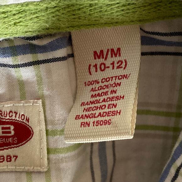 Canyon River Blues Boy Shirt Plaid Checkered Button Down Size M - Picture 7 of 8